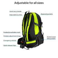 Ociodual Mochila de Senderismo, 50 Litros, Impermeable y Ligera, Color Verde, Múltiples Bolsillos, ideal para Viaje, Montaña, Acampada, Aire libre, Ultraligera - details 2
