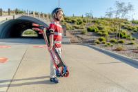 Scooter Yvolution Fliker Air A3 Rojo/Azul | Ruedas de PU | Diseño Plegable - details 0