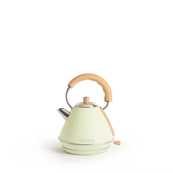 CREATE - Hervidor de agua eléctrico 1L , Tetera Eléctrica Libre BPA  Diseño retro - KETTLE RETRO M - 1
