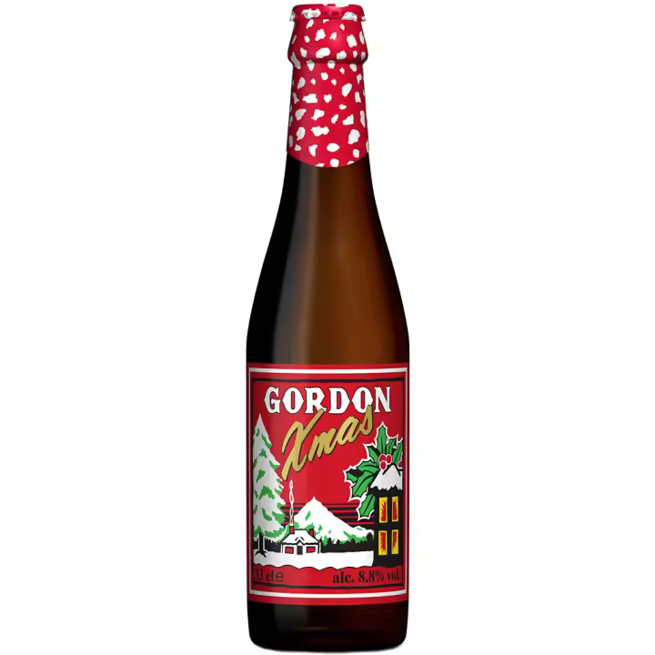 6 uds x Gordon Christmas 33Cl cerveza Belga tostada fuerte de Navidad - 1