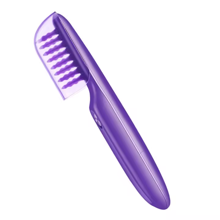 Cepillo Eléctrico Portátil Para Eliminar Arrugas En Pelo Cepillo De Masaje Para Cabello Rizado Solución Automática Anticaída Adecuado Para Mujeres - 1