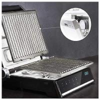 Parrilla Eléctrica Rock?ngrill Smart, 2000w De Potencia, Sistema De Ajuste De Tiempo Y Temperatura, Apertura 180º,placas Extraíbles Aptas Para Lavavajillas,bandeja Recogegrasas - details 1