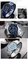 Reloj De Hombre MINI FOCUS Clásico Negocios Casuales Impermeable Cuarzo Acero Inoxidable Pantalla Redonda Antigolpes Correa De Acero - details 19