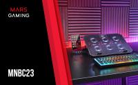 Mars Gaming MNBC23, Base Refrigeradora y Stand 16'', Iluminación LED Azul, 6 Ventiladores, Soporte Smartphone, Base Refrigeración para portátiles en Negro o Blanco - details 0