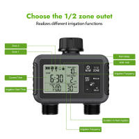 Timer De Riego Automático Para Jardín Con 1/2/3 Salidas Sistema De Rociado Para Grifo Y Tubo Programador De Horario Para Exterior - details 1