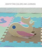 Carpetas De Juego Para Bebés Alfombra De Juego Suave De Esponja Educativa Para Niños Tamaño 114cm X 114cm Color Aleatorio - details 11