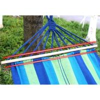 LILI HOME Hamaca con Barra de Tela - 100 x 200 cm - Se envía en color aleatorio - Ideal para Adultos Perfecta para colgar entre árboles en el jardín, playa, camping o terraza. Su diseño amplio y resistente brinda una experiencia de descanso única. - details 3