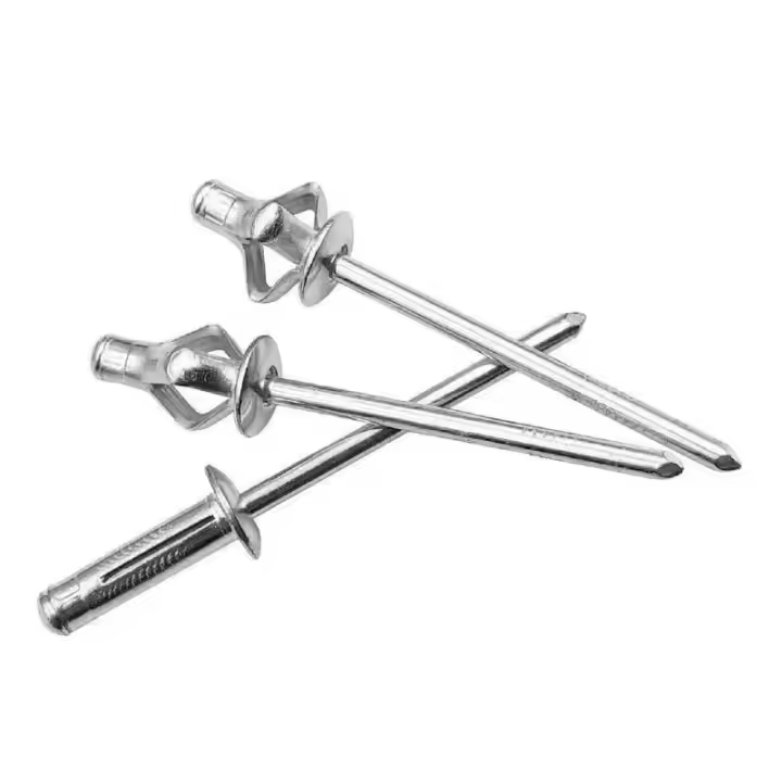 50pcs Tornillos De Aluminio Con Gran Rosca Cabeza Ciega Pull Plata Decoración Tornillo De Púa Fijaciones De Hardware 3.2mm 4.0mm 4.8mm - 1