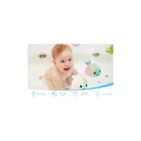 2024 Juguete de baño para bebé, Ballena con Fuente, juguete acuático a partir de 1 año, aspersor de ballena, juguete de baño con luz LED Multicolor, Inducción automática, spray de agua, bañera, piscina, juguete para niños pequeños, Recargable, Gris - details 0