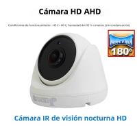 Cámara AHD 4K Panorámica JIENUO Lente De Ángulo Amplio 180 Grados 5MP Visión Nocturna Infrarroja Domestica Seguridad CCTV HD 1080P - details 12