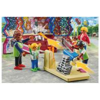 Feria Playmobil (71452) con payaso puesto de snacks, barco columpio y juego de puntería My Life - details 1