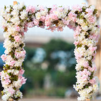 Vine Artificial De Cerezo De 230CM Decoración De Flores Sintéticas Para Casa Balcón Jardín Arco De Boda Accesorios De Adorno De Plantas - details 1