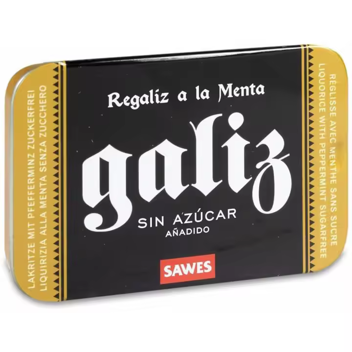 Sawes Galiz Regaliz A La Menta Sin Azúcar, 20 G - 1