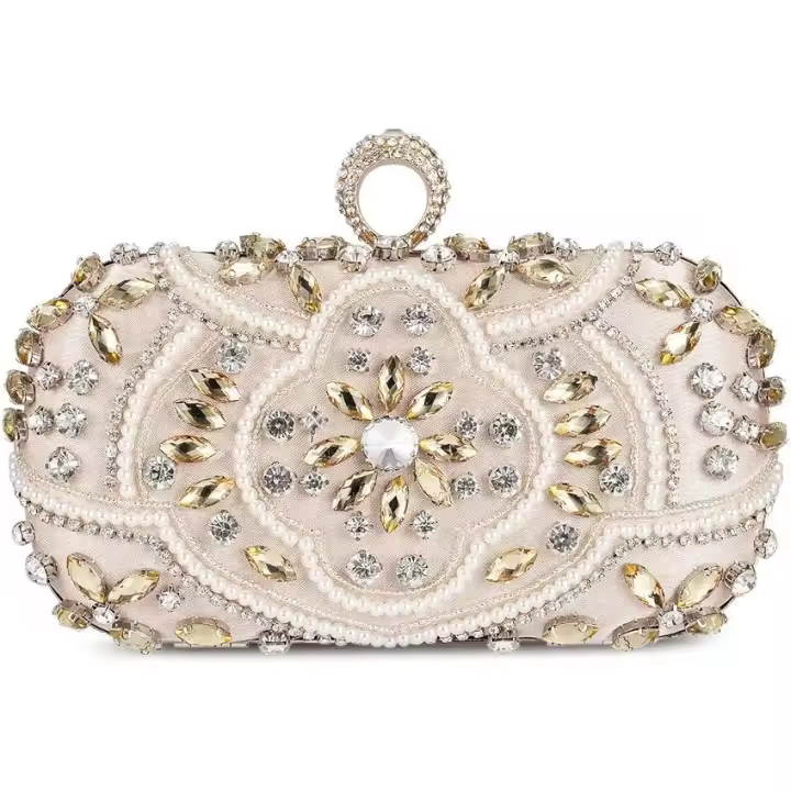 Bolso de Fiesta Pequeño Elegant Noche Diamantes de imitation Clutch - 1