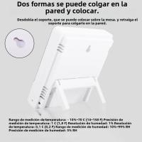 Medidor De Temperatura Y Humedad Digital LCD HTC-2/HTC-1 Estación Meteorológica Con Reloj Para Interior Y Exterior - details 14
