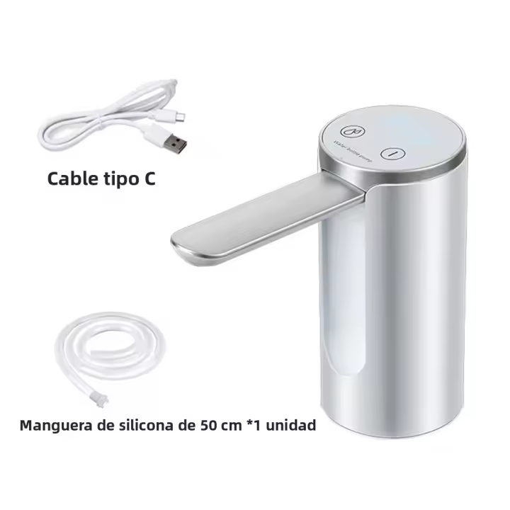 Bomba Eléctrica De Agua Automática Plegable Y Recargable Para Botella De 19 Litros Dispensador De Agua Para Escritorio Con Temperaturas Icy Warm Y Hot - 1