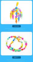 Kit De Joyería DIY Para Niñas Con Perlas Pop Creativas Y Colores Brillantes Para Crear Pulseras Y Accesorios De Moda Juguete Educativo Para Niños - details 2
