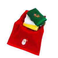 Juego De Toallas De Algodón Suave 3/4pcs Navidad Santa Claus Toallas De Mano Absorbentes 32x45cm Para Baño De Casa Y Hotel - details 3