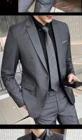 Traje De Boda Italiano Estilo Nuevo 6XL Para Hombre Conjunto De 3 Piezas (Chaleco + Chaqueta + Pantalones) Moda Negocios Formal - details 9