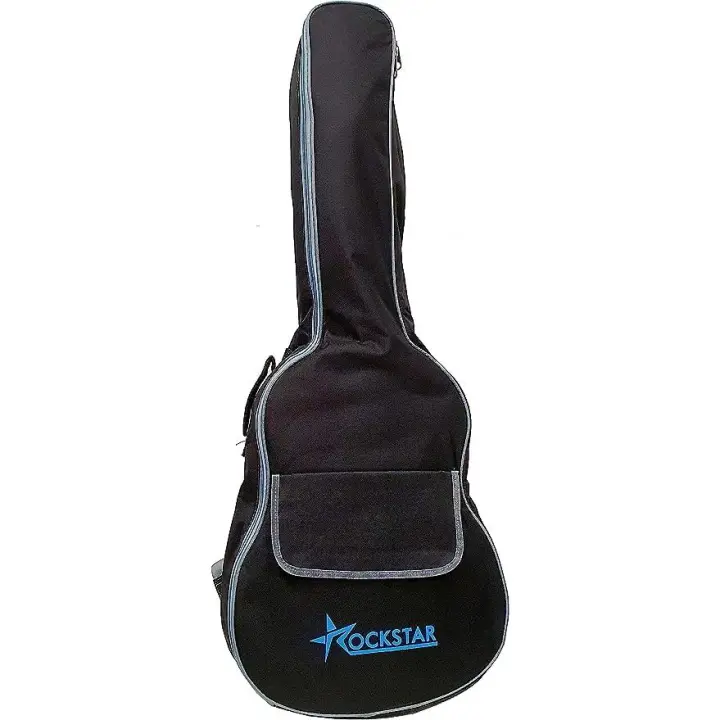 Rockstar Music funda para guitarra española de 8mm e impermeable y con correas ajustables - 1