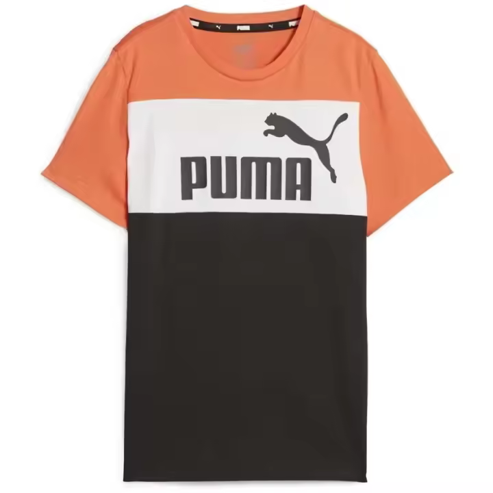 Camiseta de Manga Corta Puma Essential Block para hombre en color multicolor - 1