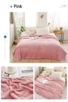 Manta De Lona Flannel 300GSM Para Camas Suave Cálida Y Fluffy Faux Fur Mink Cubierta De Sofá En Color Sólido Manta De Escritorio - details 13