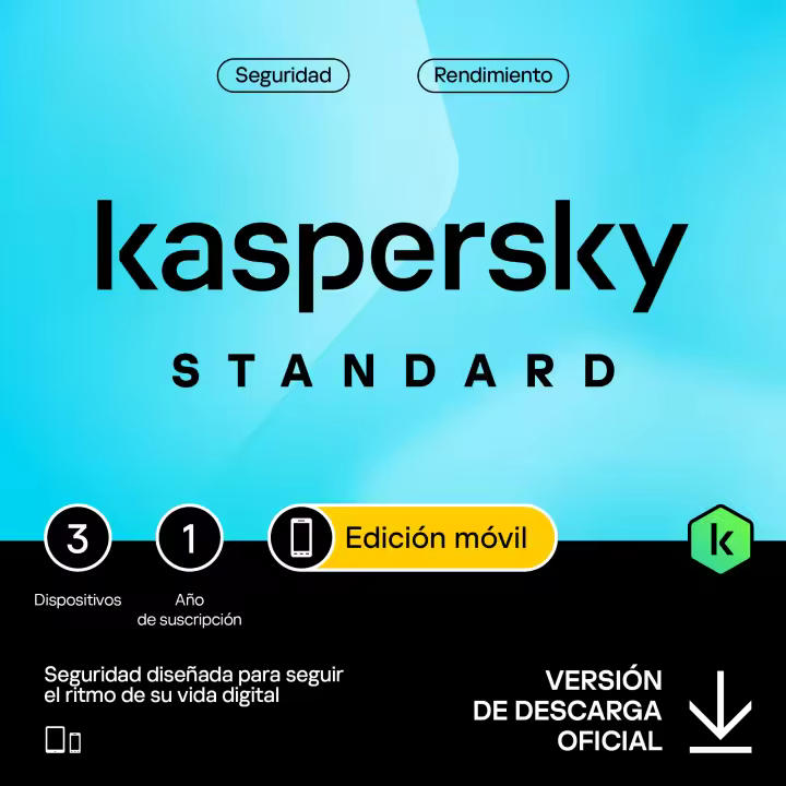 Kaspersky MOBILE 3 Dispositivos 1 Año - 1