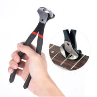 Tijeras Profesionales De Acero Inoxidable Para Guitarra Y Bajo Herramienta Luthier Cortador De Cuerdas Y Fret Wire Nipper Puller Plier - details 1