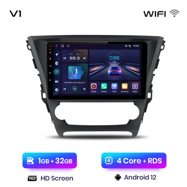 Junsun Radio Coche para Toyota Avensis 2018 2019 2020 Inalámbrico CarPlay Android Auto AI Voice 2 din Pantalla Coche Android Auto Multimedia Navegación GPS Auto radio - 1