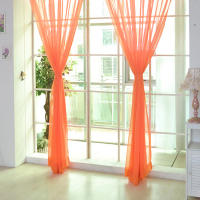 Cortinas De Vidrio Transparente Estilo Lujo Sencillo Color Sólido Para Boda Instalación Fácil Productos Domésticos De Ventana - details 16
