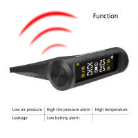 Sistema De Monitoreo De Presión De Neumáticos Para Coche Con 4 Sensores Pantalla LCD Digital Solar Powered Alarmas De Seguridad Automática Prueba De Autotest Para Todas Las Marcas De Coches - details 7