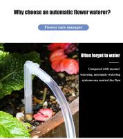 Sistema De Riego Por Drip Inteligente Con Bomba De Doble Acción Y Timer Energía Solar Para Jardín Y Plantas En Macetas Automatización Del Riego Del Jardín - details 1