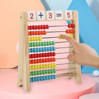 Juguete Educativo De Madera Clásico Para Contar 100 Cuentas Juguetes De Matemáticas Para Preescolar Montessori Aritmética Abacúscito Regalo Para Niños Y Niñas De 3 a 6 Años - details 0