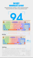 Teclado Y Ratón USB K820 Iluminados Para Juego Ergonómicos Con Funciones Multimedia Para Oficina Y Hogar Compatible Con Laptop Y Desktop Para Hombres Y Mujeres - details 4
