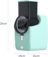 Cortadora de verduras eléctrica, máquina para hacer ensaladas, picadora de verduras automática, rallador de queso eléctrico, cortadora de verduras automática, máquina para hacer ensaladas para queso, verduras, patatas, zanahorias, verde - details 0