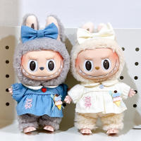 Ropa De Peluche Labubu Para Bebé 17cm Accesorios De Anime Lindo Y Moderno Traje De Hoodie Para Regalo De Navidad Unisex - details 7