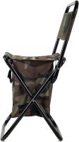 Silla Plegable de Pesca Mini Taburete Camping con Refrigerador Bolsa de Picnic Portátil para Senderismo Pícnic Jardín Balcón Playa Camuflaje 35×28×58cm Tela Oxford - details 4