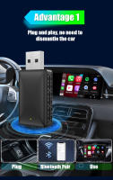 Adaptador inalámbrico 2 en 1,Conexión directa para navegación inteligente,CarPlay Inalámbrico para iPhone,Compatible con iOS 10 o versiones posteriores - details 4