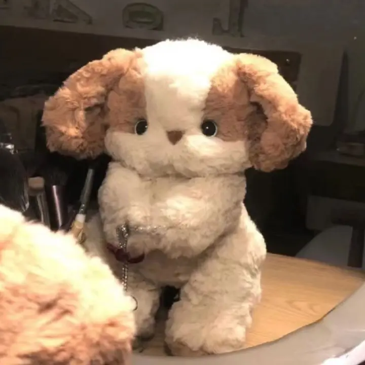 Muñeco De Peluche Perro De Buena Noche 30cm Regalo De Cumpleaños Suave Almohada Para Novia Animal De Ropa De Algodón PP - 1