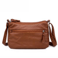 Bolso De Hombro Para Mujer En PU Genuino Moda Y Versatilidad Regalo Ideal Para Chicas Y Adultas Mayores Con Cierre De Cremallera Y Bolsillo Interior - details 13