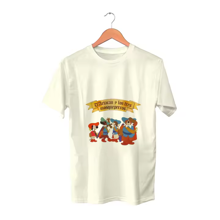 Camiseta Dartacan y los mosqueperros. Dartagnan. Dartañan. Varios colores. Todas las tallas - 1