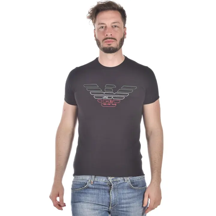 Camiseta Emporio Armani Algodón Hombre Negro 3Z1T901J11Z 999 - 1