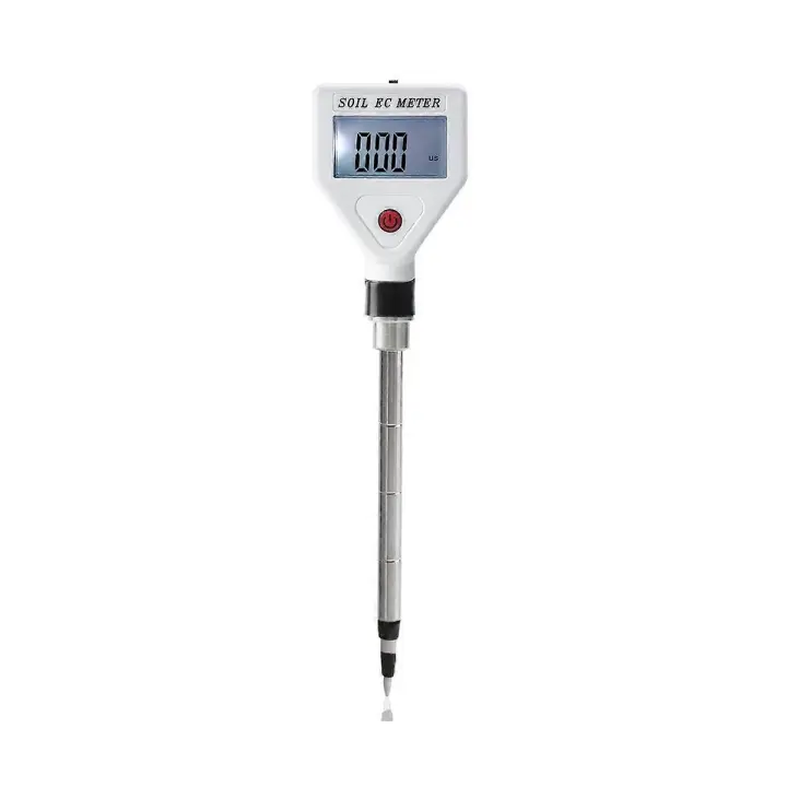 Profesional del suelo medidor EC 0-1999Us/cm de alta precisión sonda metal ATC conductividad tester detector - 1