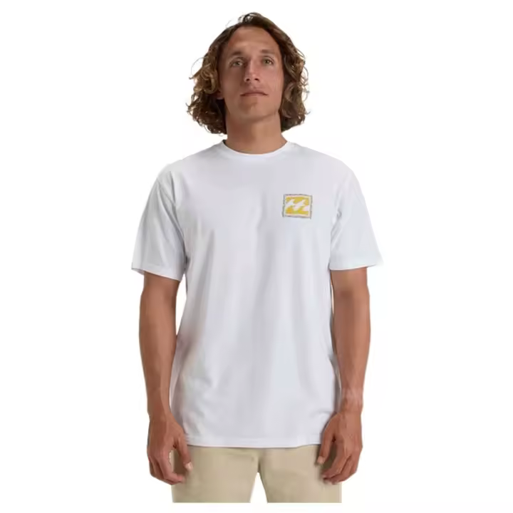 Camiseta Billabong modelo Crayon Wave Ss para hombre en color blanco - 1