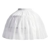 Falda De Tul Rizada Corta Para Mujeres Y Niñas En Color Sólido Y Voluminosa Falda De Tul Flotante Media Slip Prom Crinolina Sin Anillo - details 0