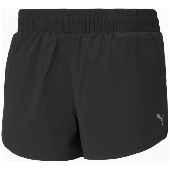 Pantalon Corto Puma Run Favorite Woven 3 para mujer en color negro - 1