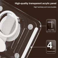 Soporte Ajustable Para Tableta Acrílico Plegable Soporte De Mesa Para iPad Samsung Huawei Xiaomi Compatible Con Pad Universal 360° Giratorio - details 4