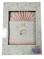 Cuna🍼✨ Juegos de Sábanas 100% Algodón para Cuna-Modelo Conejos- Fondo Blanco – Suavidad y Confort para tu Bebé  Mommata✨🛏️ - details 8