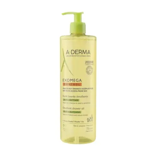 Aderma Exomega Control Aceite Limpiador Emoliente Anti-Picor 750 ml - 1