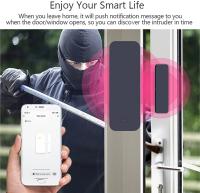 Sensor De Puerta Y Ventana WiFi Zigbee Tuya Sensor Magnético De Seguridad Alarmante Compatible Con Alexa Y Google Home Smart Life - details 3